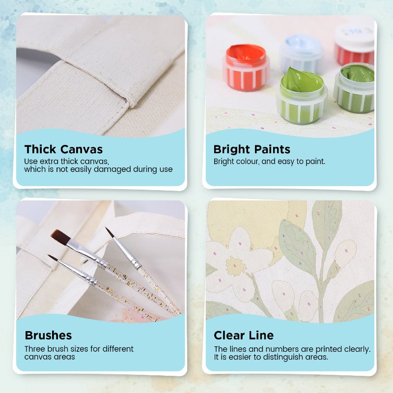 Lemon Plant Paint Tote - Detail 7