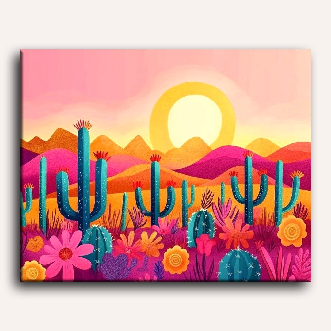 Warm Desert Sunset - Detail 2