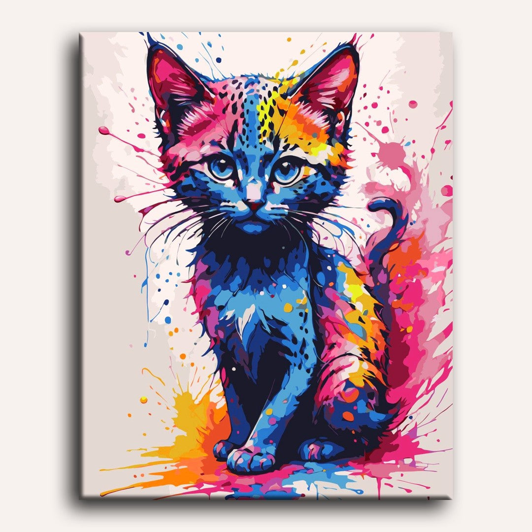 Playful Cat Splash - Detail 2