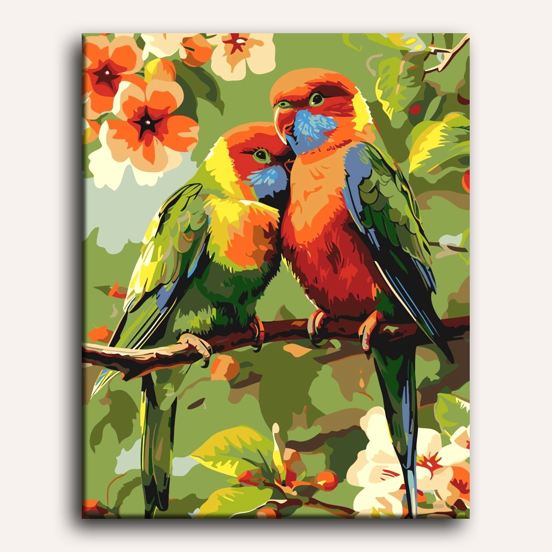 Vivid Bird Duo - Detail 2