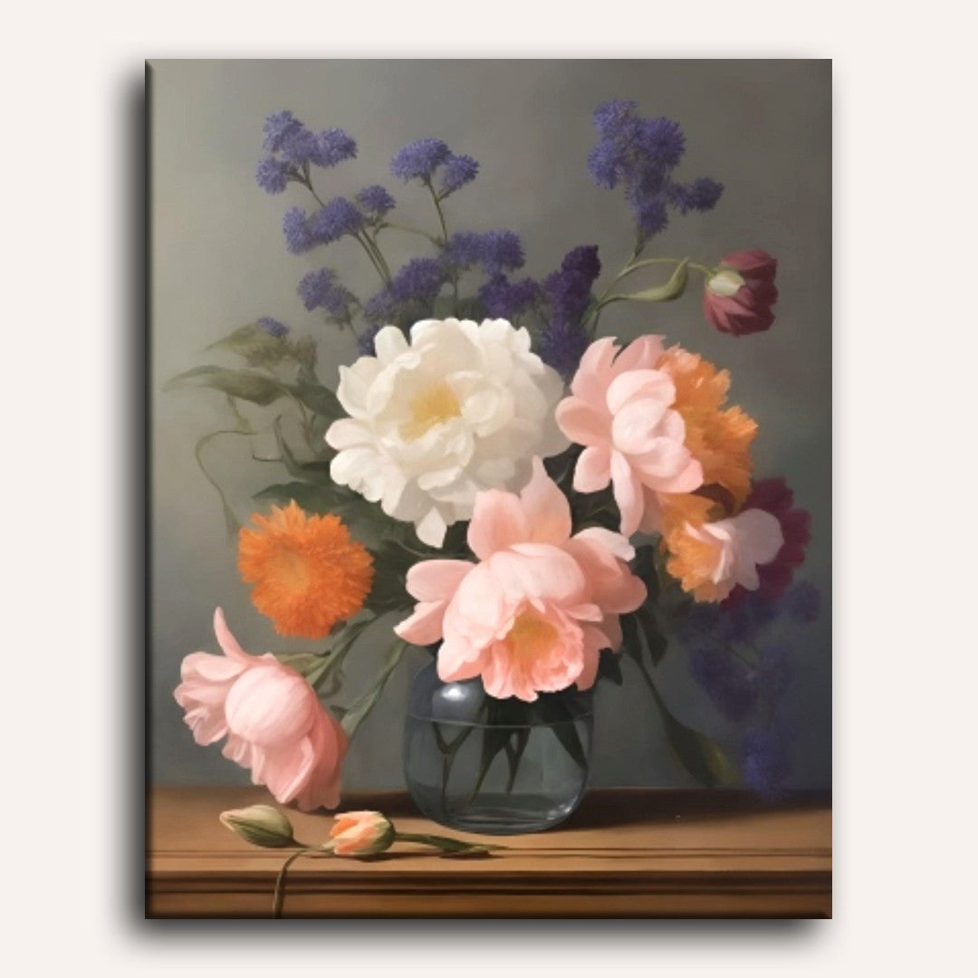 Fresh Bloom Vase | Paint by Numbers - Detail 2
