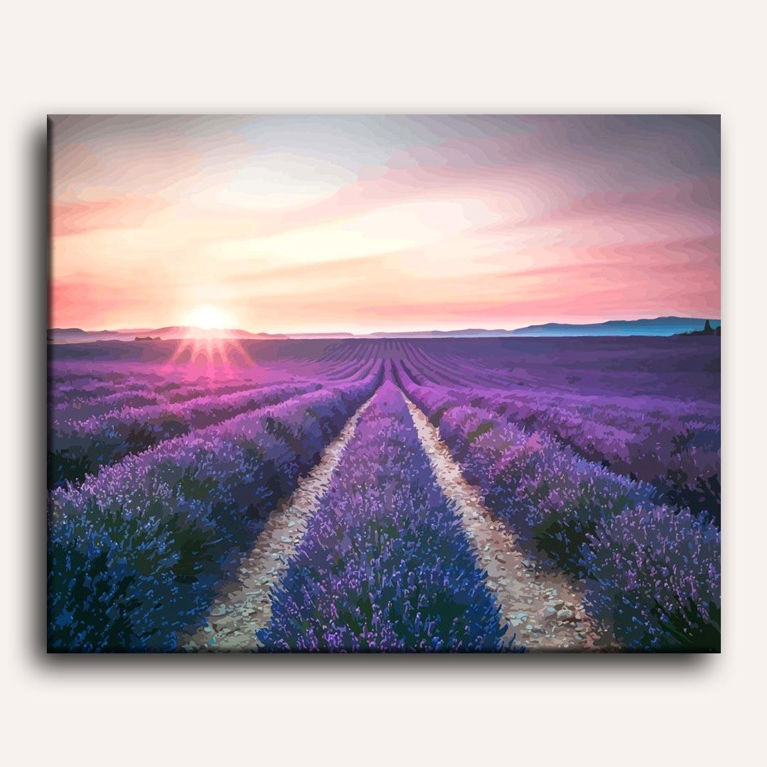 Lavender Dreams | Paint by Numbers - Detail 2