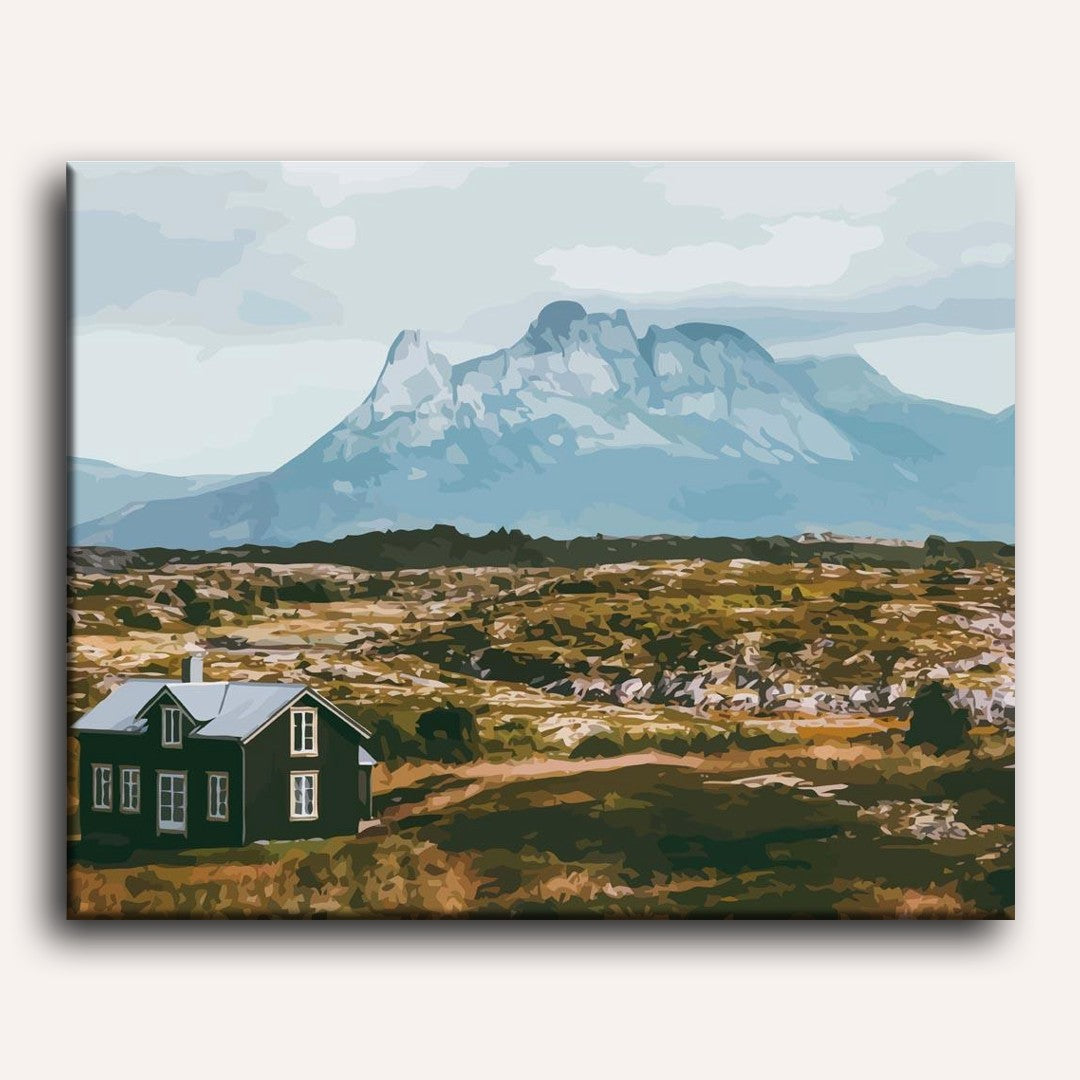 Norwegian Vista | Paint by Numbers - Detail 2