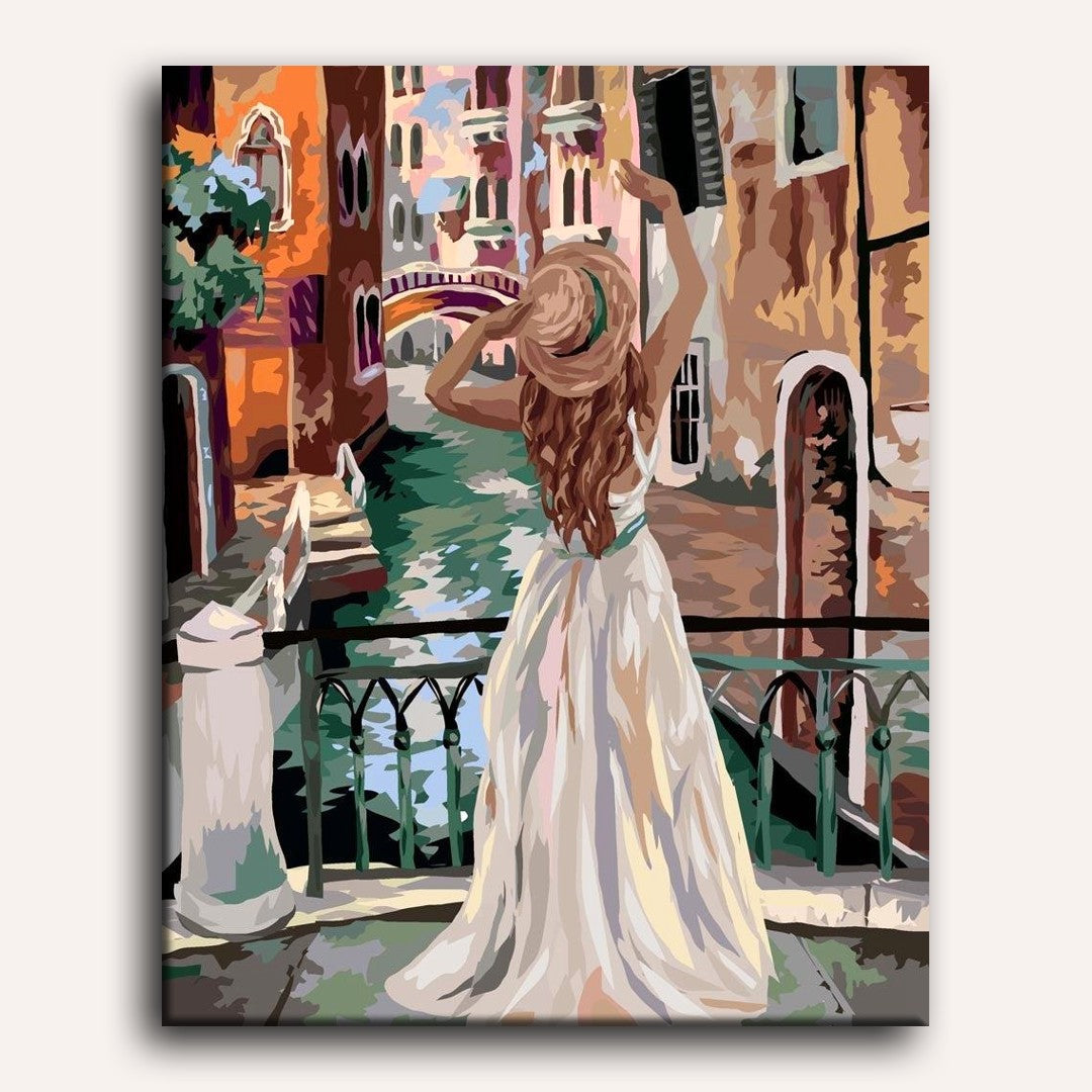 Venetian Woman in Reflection - Detail 2