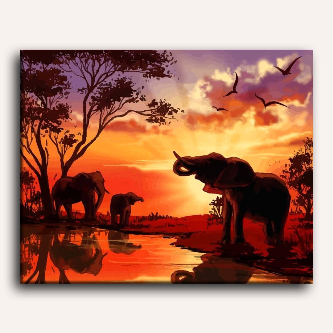 Majestic African Elephants - Detail 2
