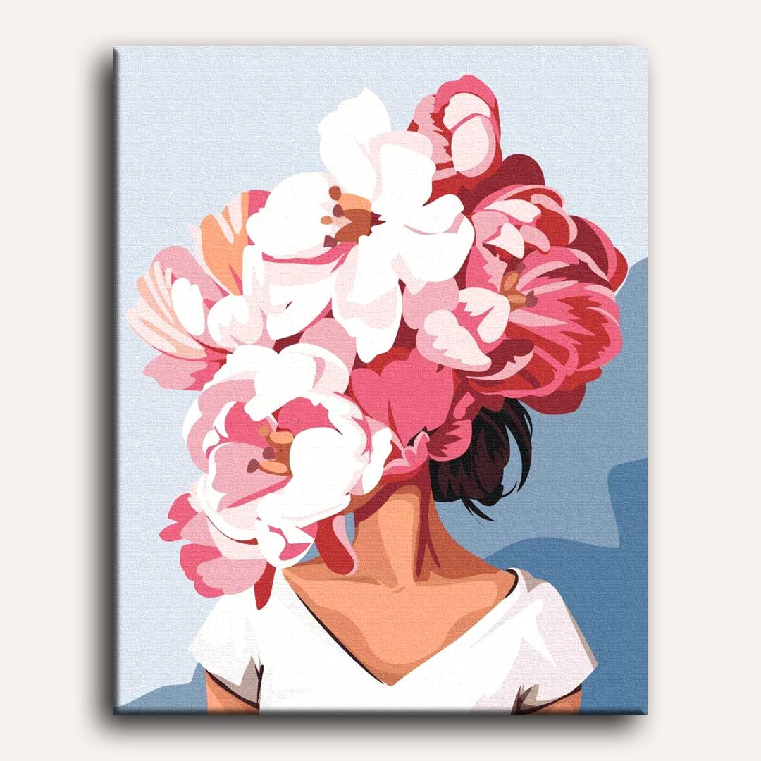 Pink-Haired Flower Girl - Detail 2