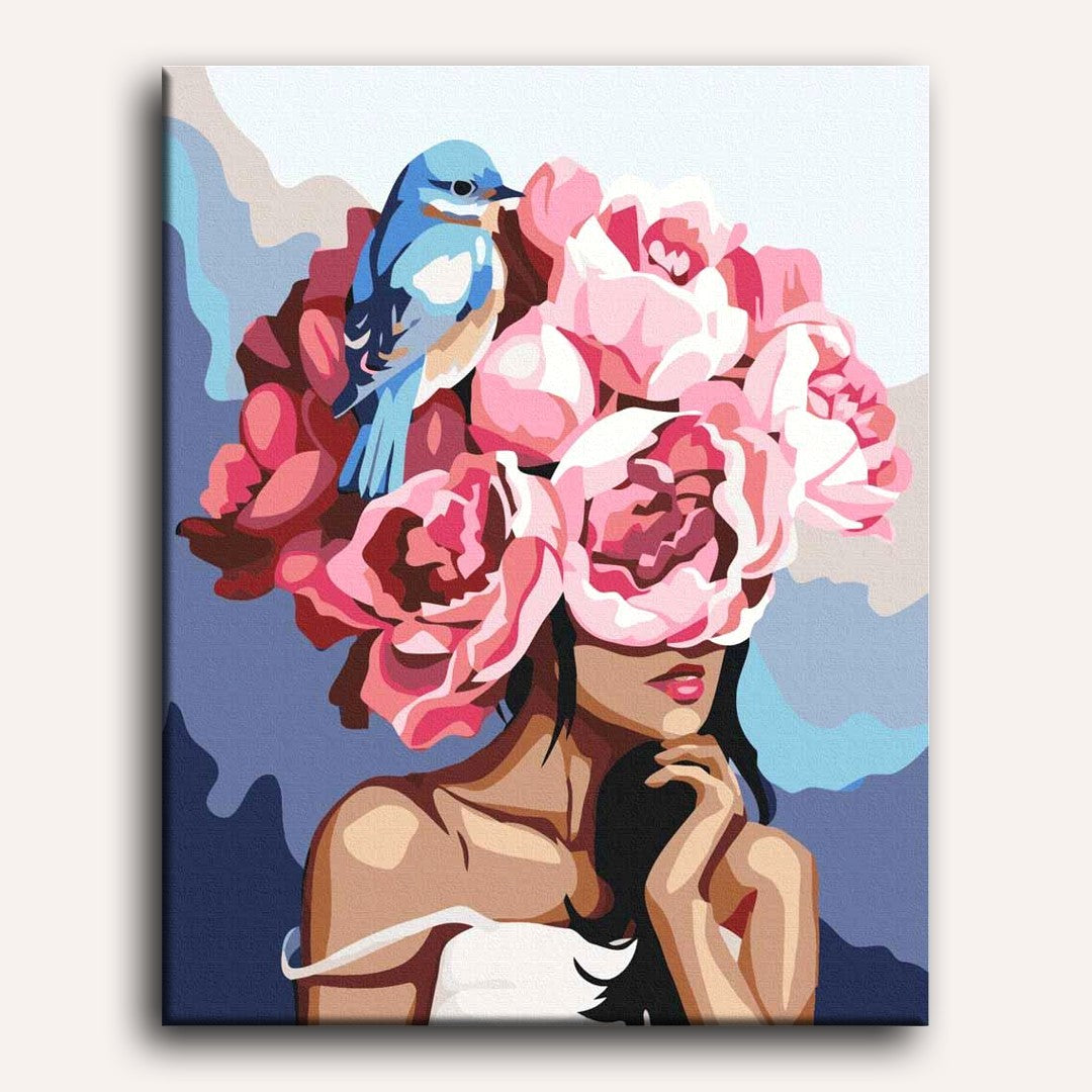 Girl with Floral Crown - Detail 2