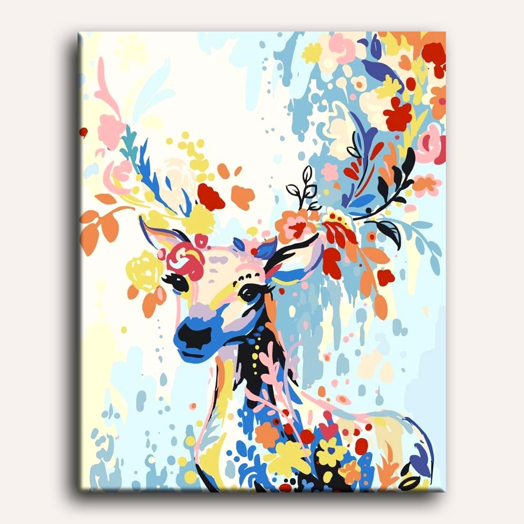 Springtime Deer - Detail 2