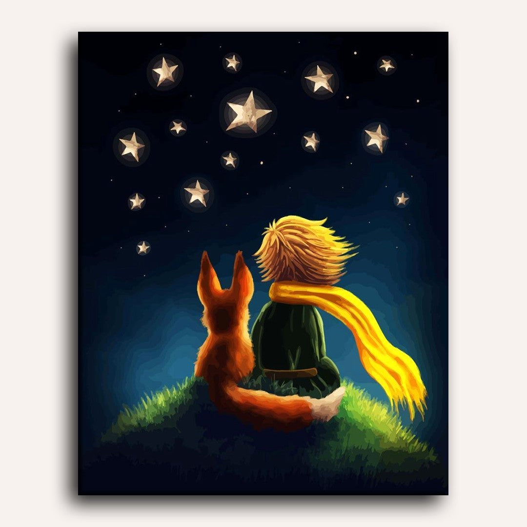 Boy and Curious Fox - Detail 2