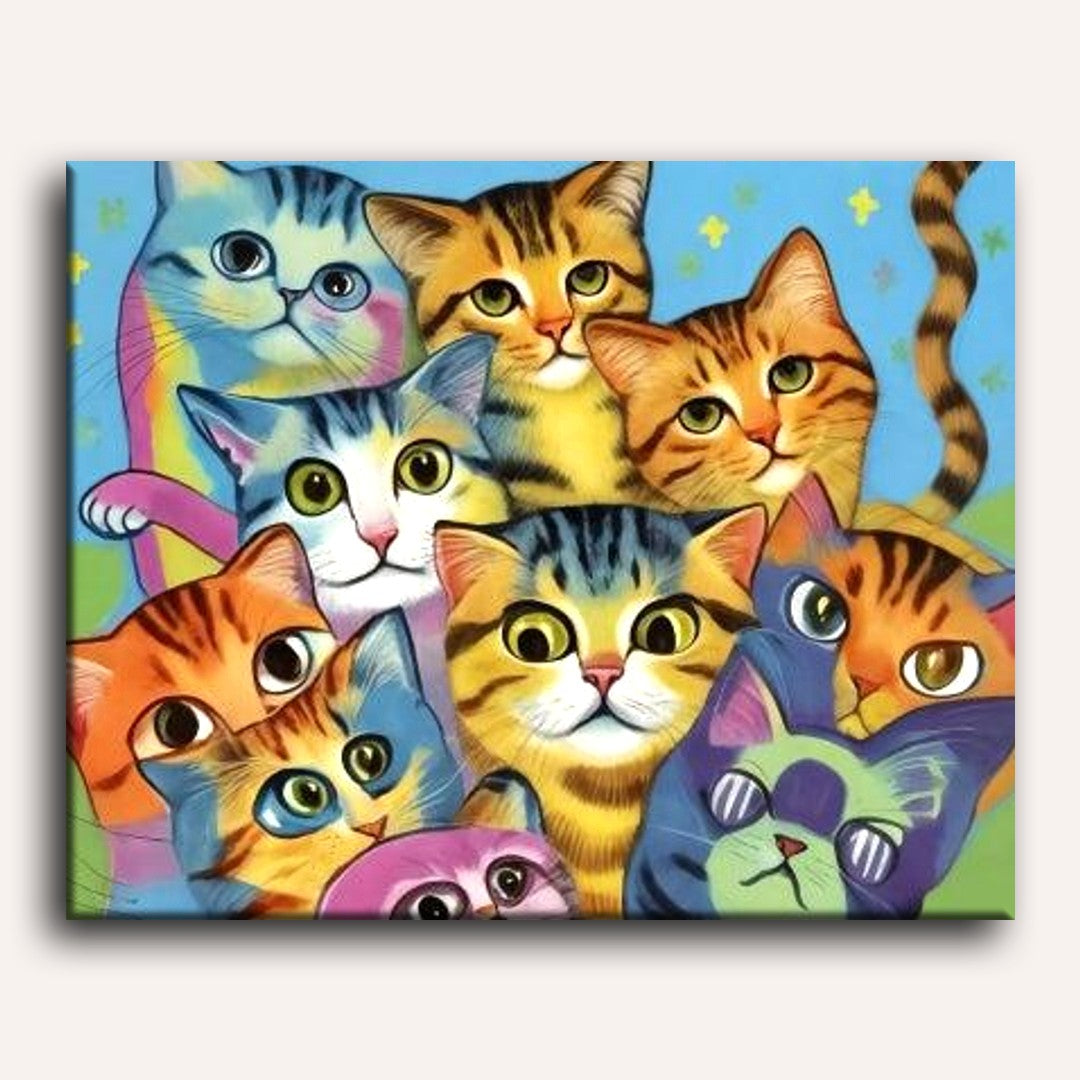 Playful Cats - Detail 2