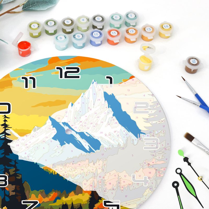 Gorgeous Landscape Clock – Nature’s Beauty - Detail 8