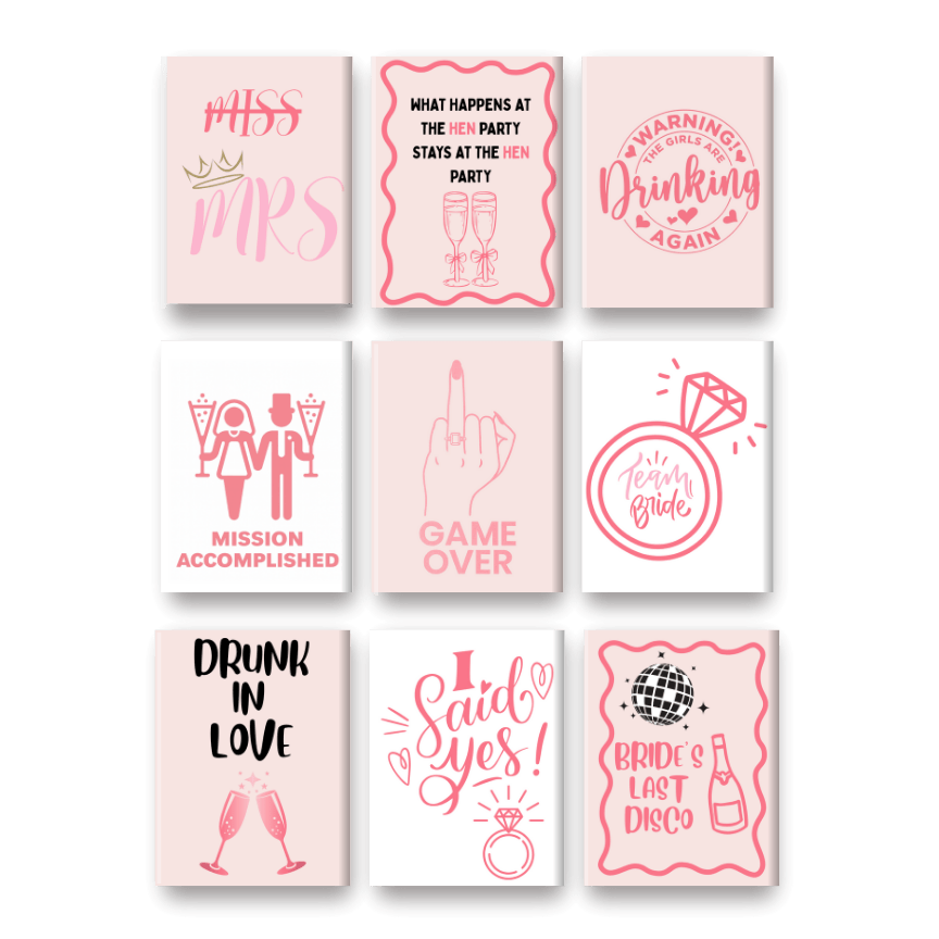 Bachelorette Celebration Mini Set - Paint by Numbers Kit