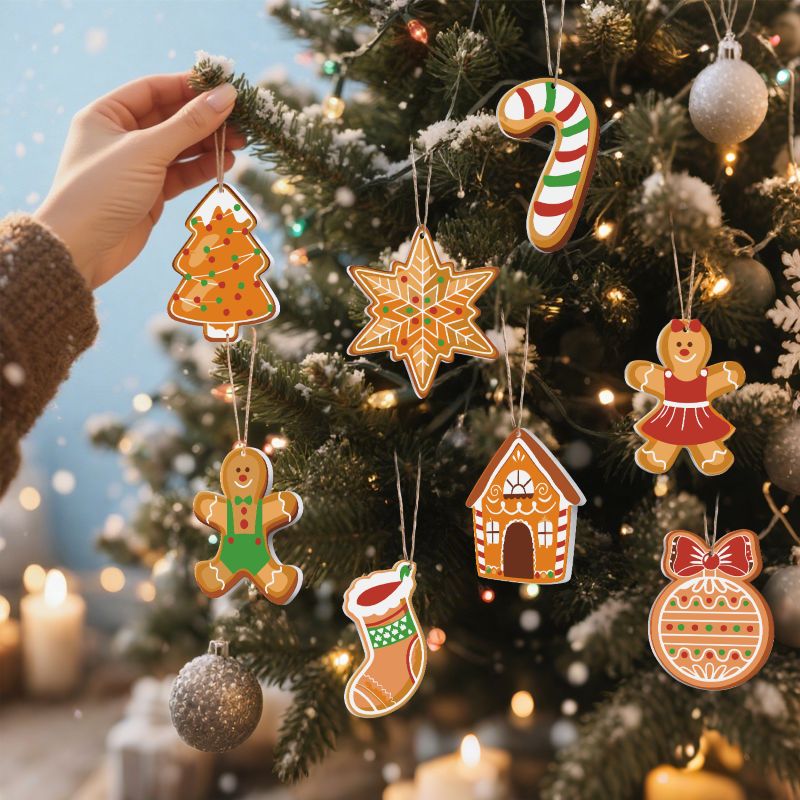 Sweet Gingerbread Ornaments | Christmas Set - Detail 4