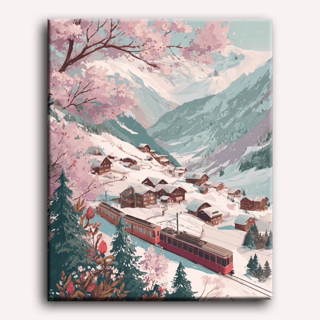 Alpine Journey Scene - Detail 2