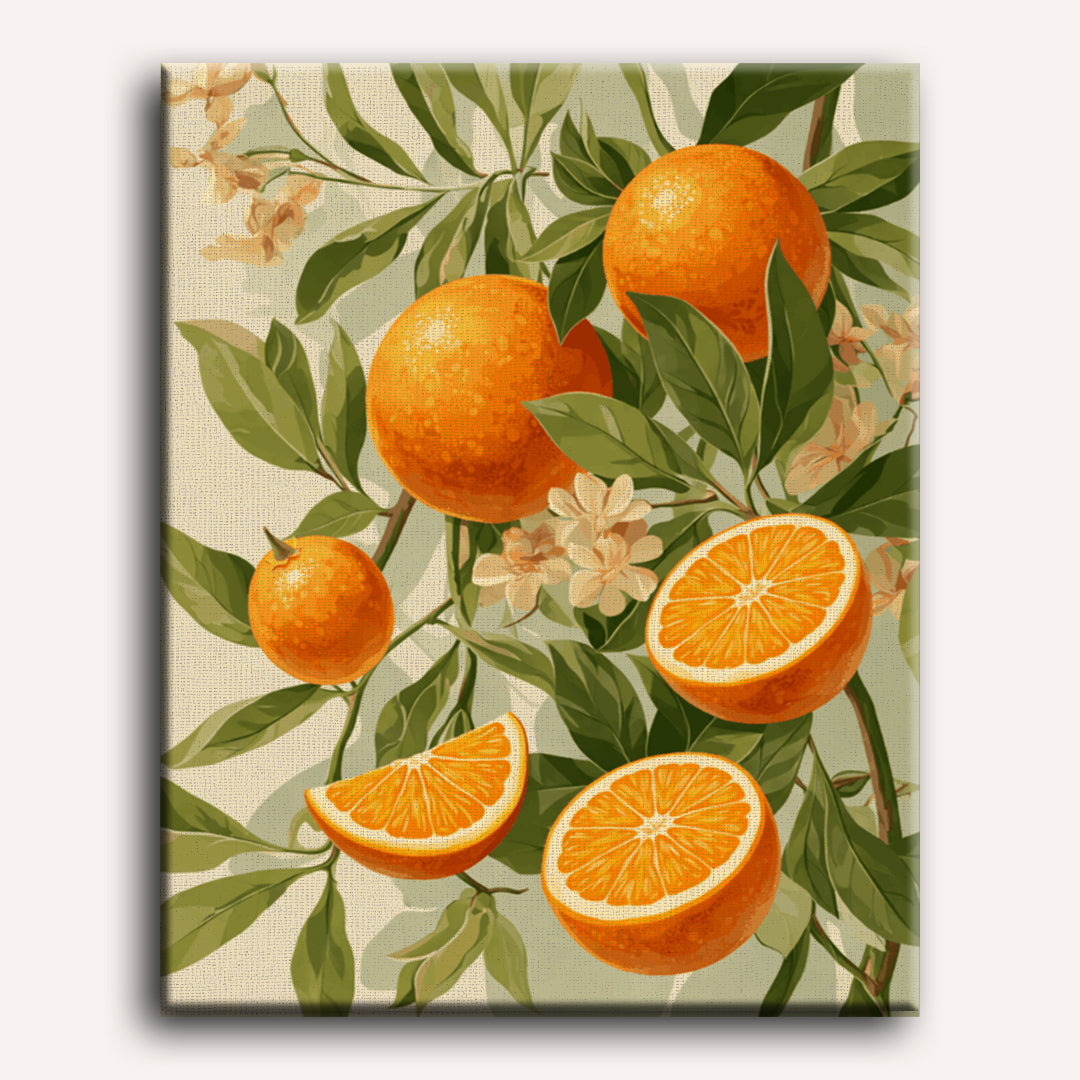 Citrus Sunshine | Paint by Number - Detail 2