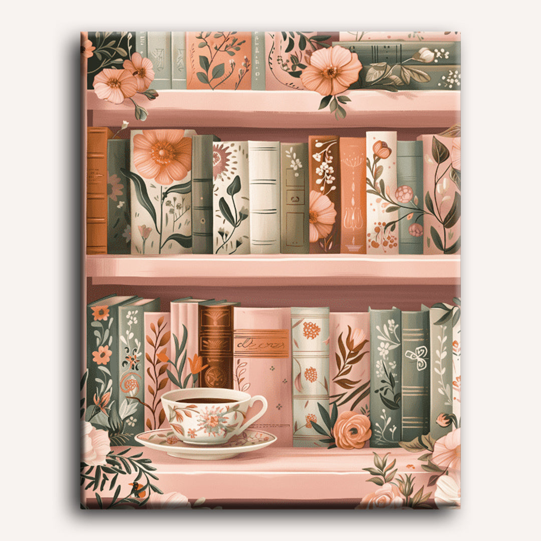 Cozy Library: Bloom & Books Scene - Detail 2