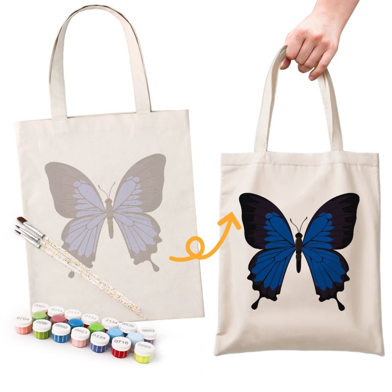 Whimsical Butterflies Tote – 4 Designs - Detail 10