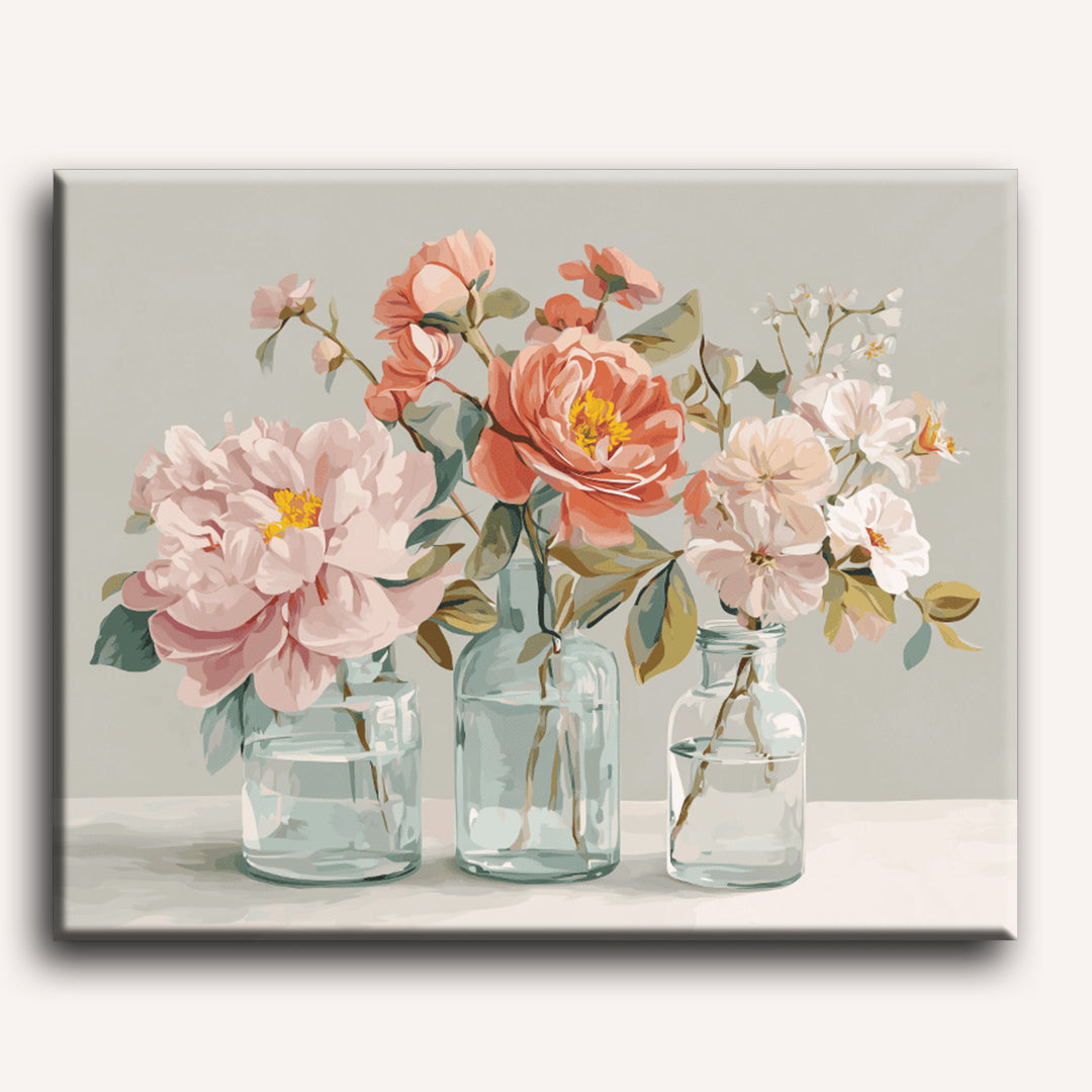 Elegant Botanical Vase - Detail 2