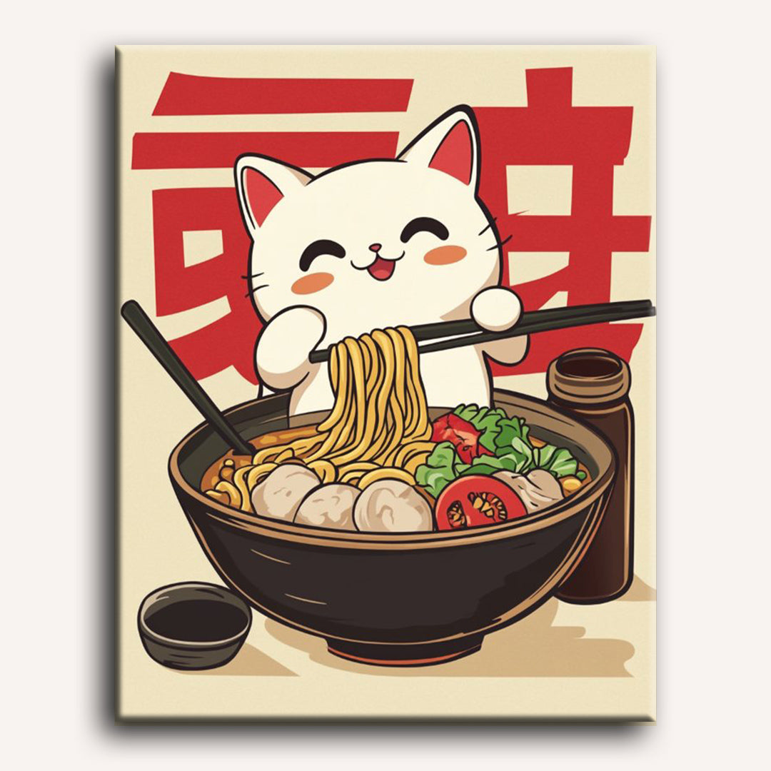 Noodle Nook: Cat & Ramen Scene - Detail 2
