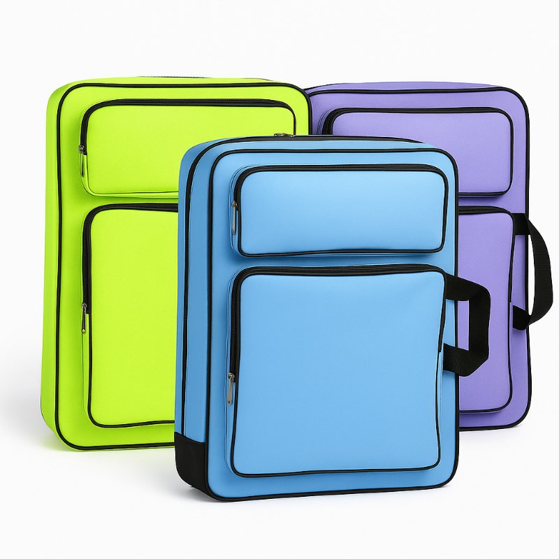 Travel in Style: Colorful Bag Set - Paint by Numbers Kit