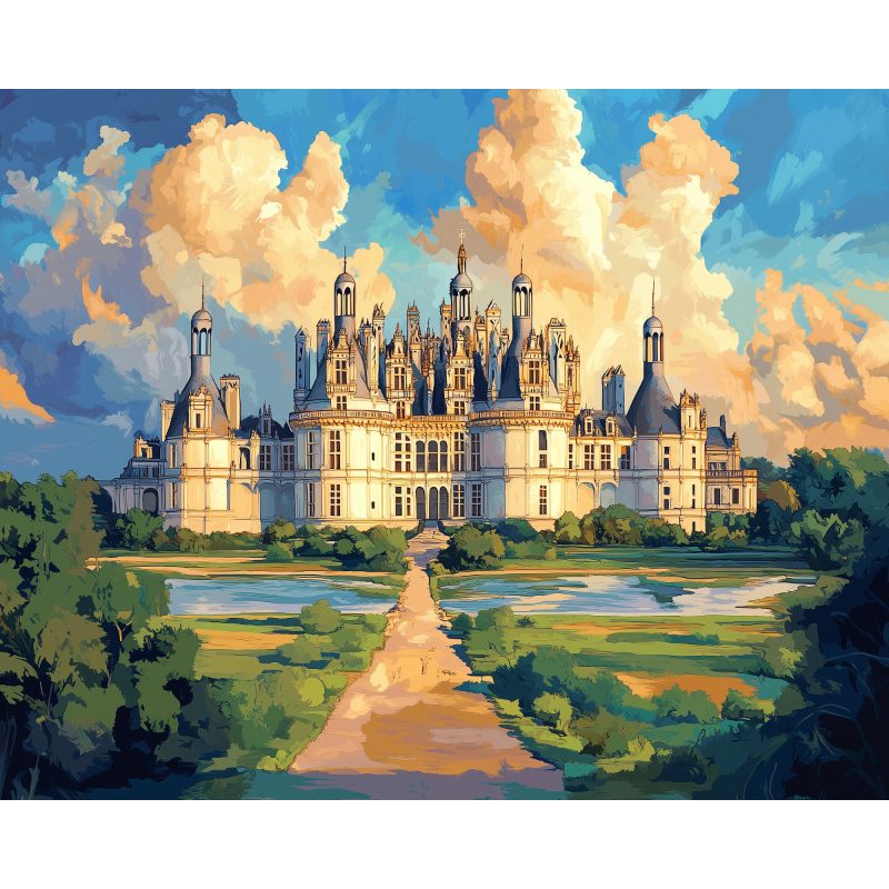 Chambord’s Majestic Tower - Paint by Numbers Kit