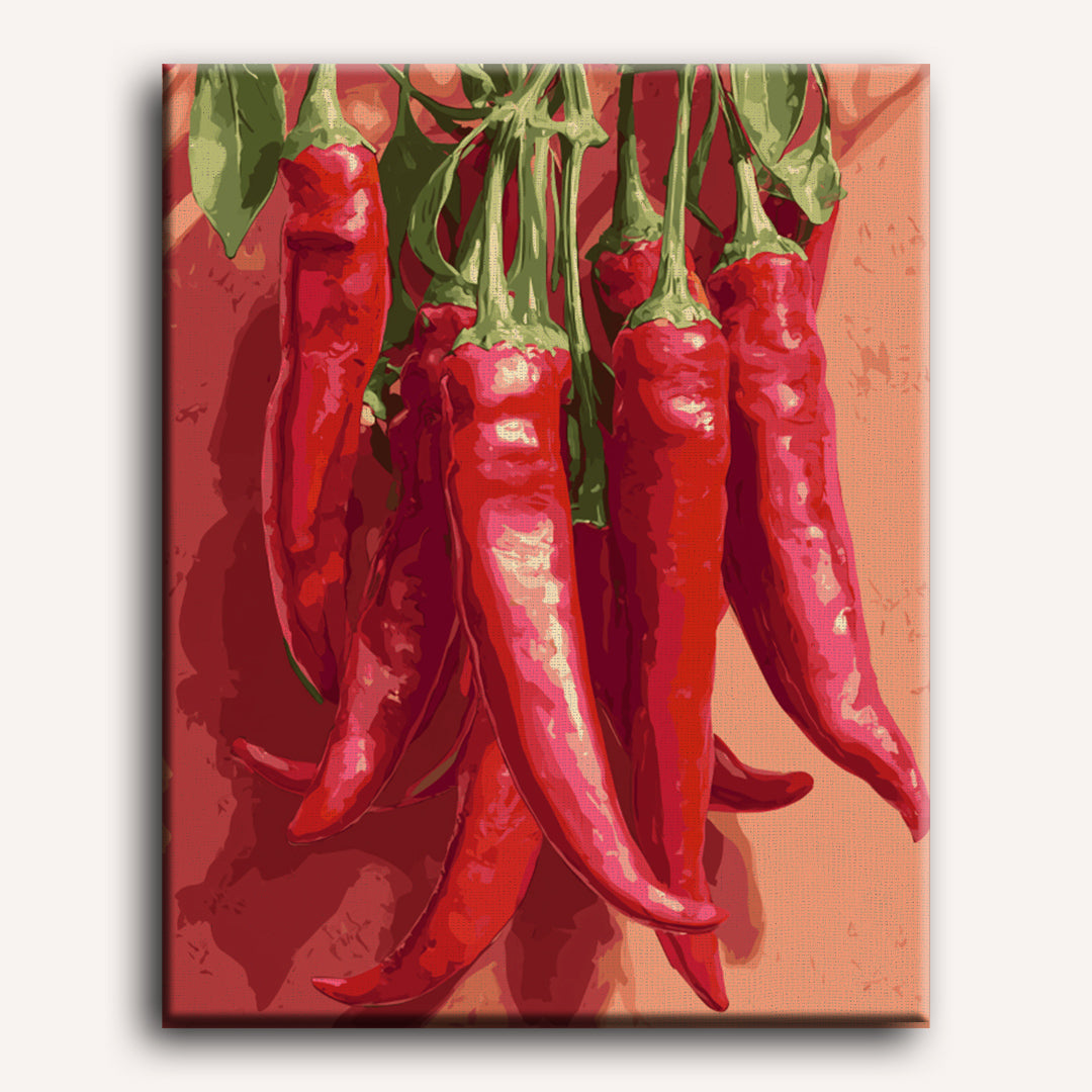 Spicy Red Peppers - Detail 2