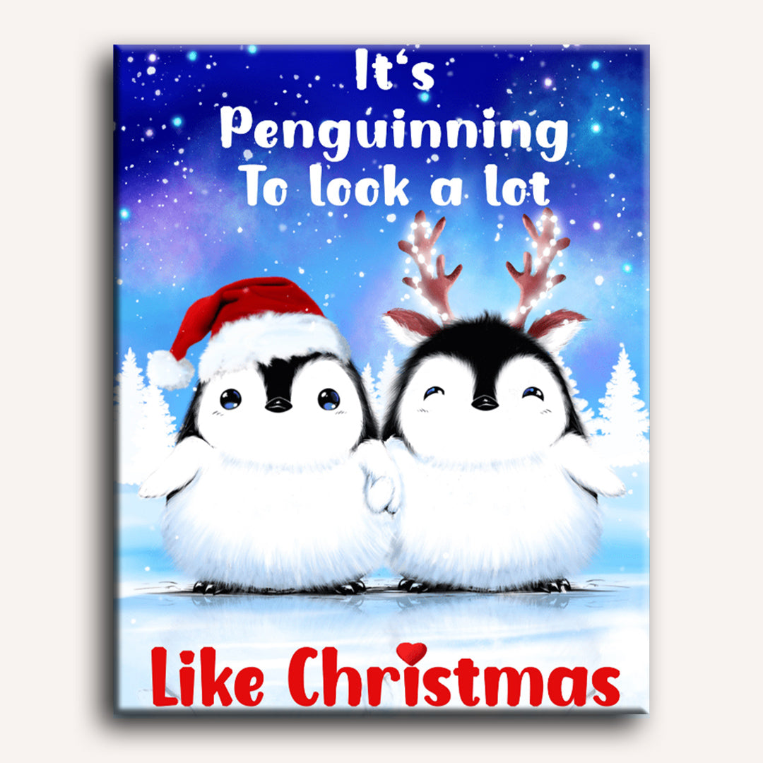 Winter Penguin Parade - Detail 2