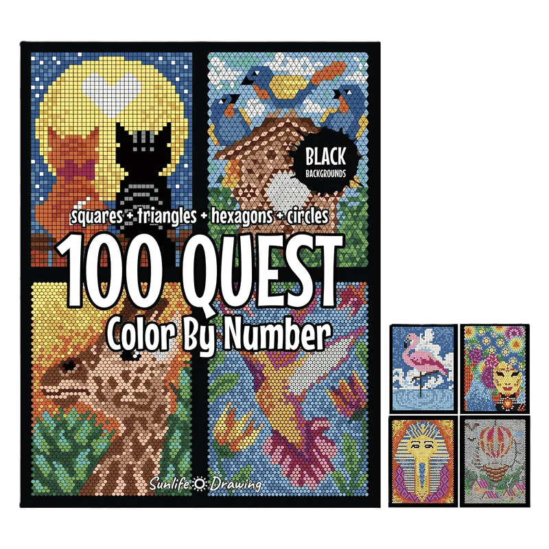 Colorful Creations Gift Book - Paint by Numbers Kit
