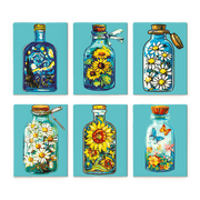 Vibrant Bottles & Blooms - Paint by Numbers Kit