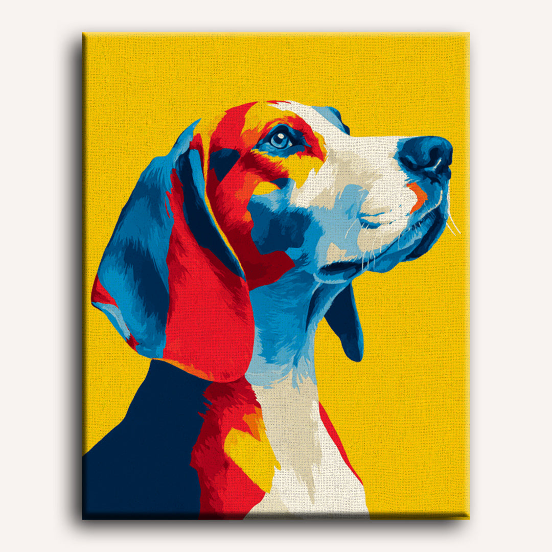 Colorful Beagle Joy