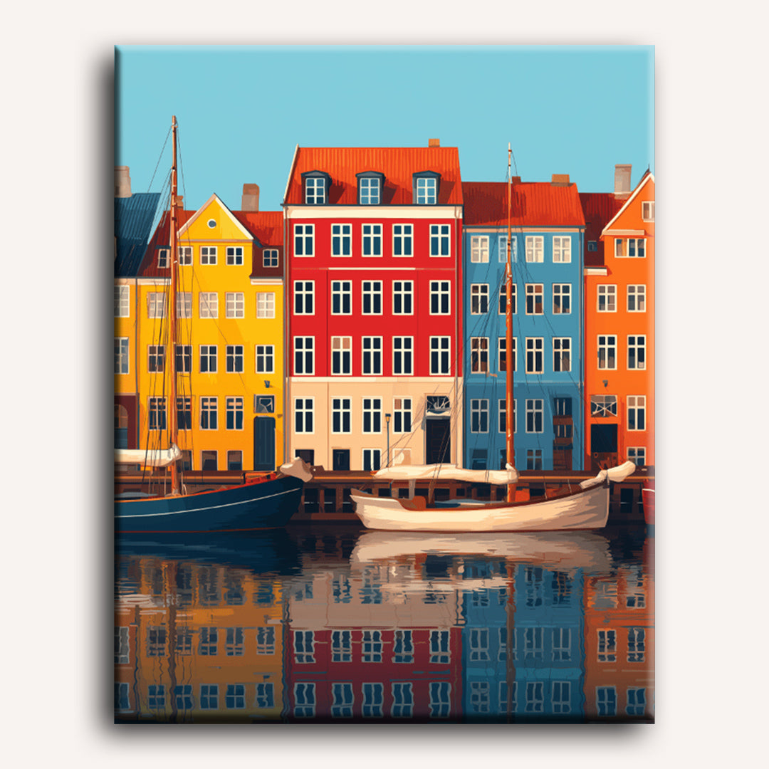 Nyhavn Colors: Vibrant Copenhagen Scene - Detail 2