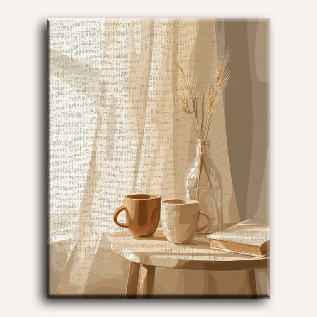 Wheat & Coffee Still Life - Detail 2