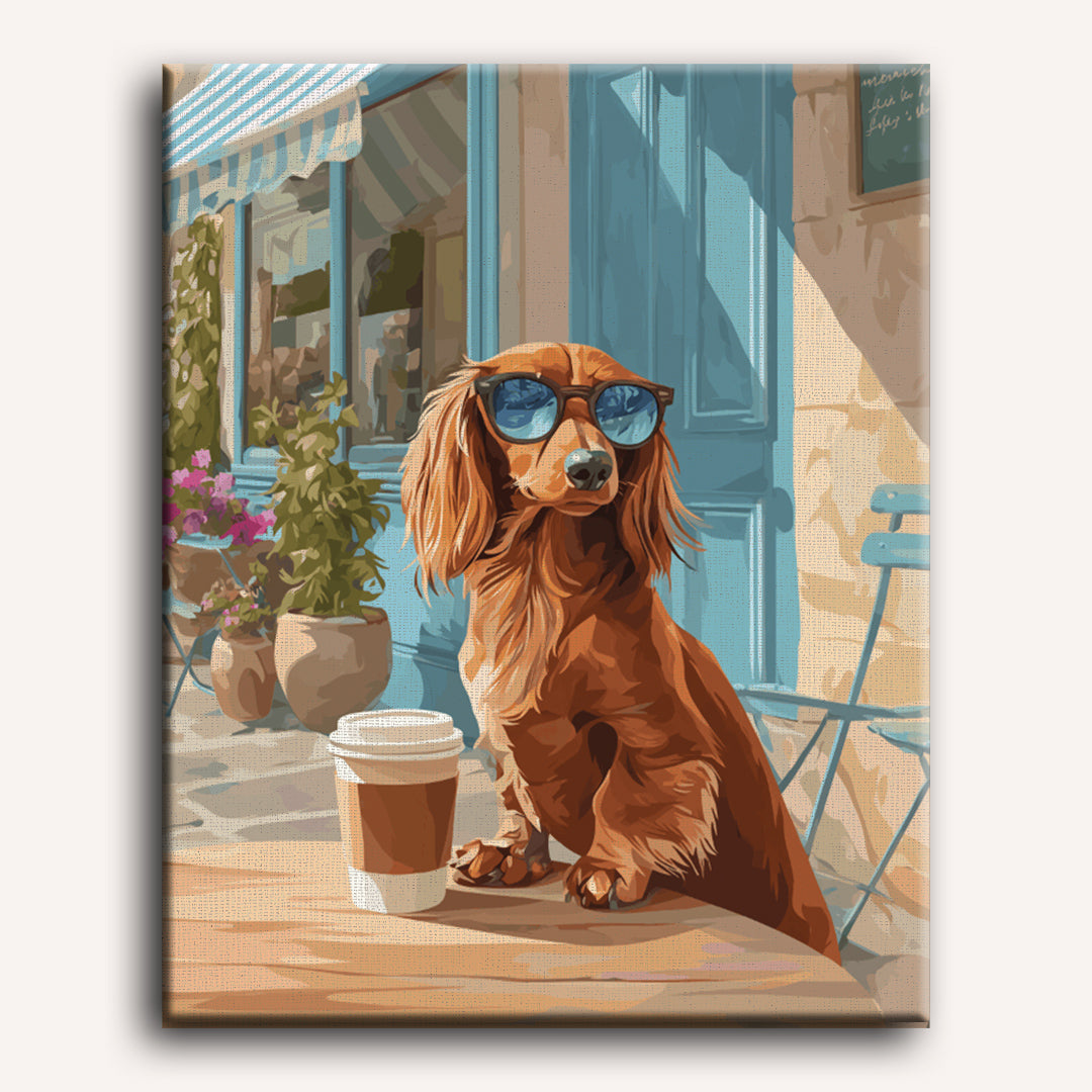 Chill Canine Coffee Break