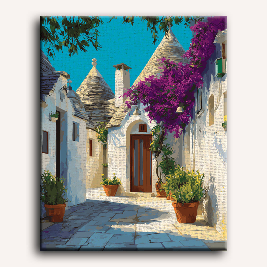 Charming Italian Village Scene