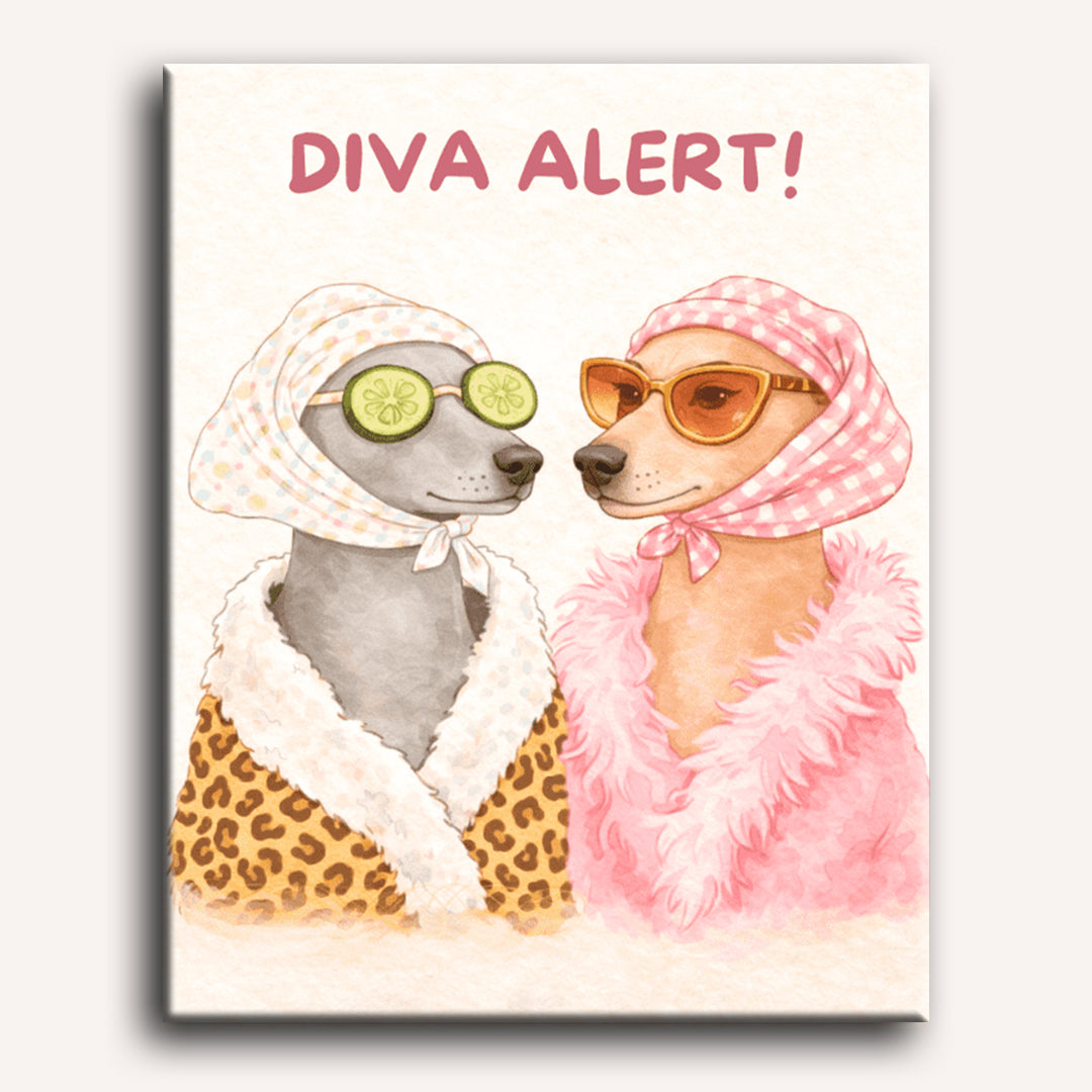 Glamorous Canine Diva Portrait - Detail 2