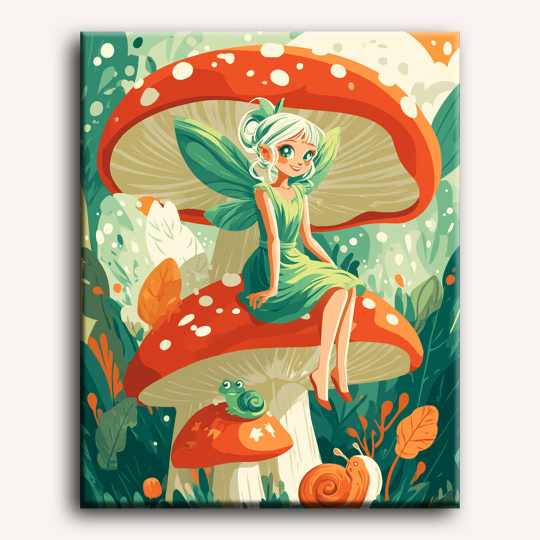 Whimsical Fairy Toadstool - Detail 2