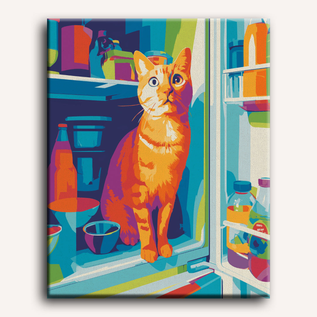 Hungry Ginger: Playful Feline Feast - Detail 2