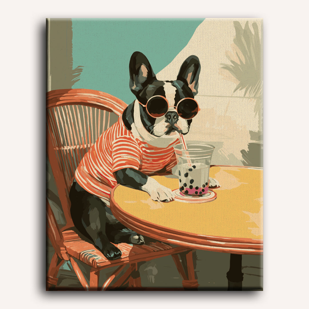 French Bulldog Café Vibes - Detail 2