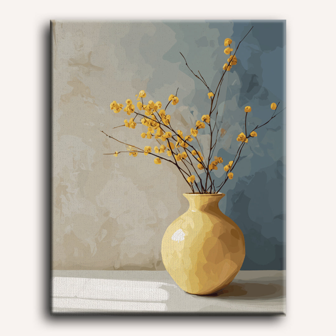 Elegant Golden Bloom - Detail 2