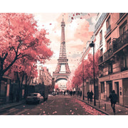 Parisian Charm in Bloom - Paint by Numbers Kit