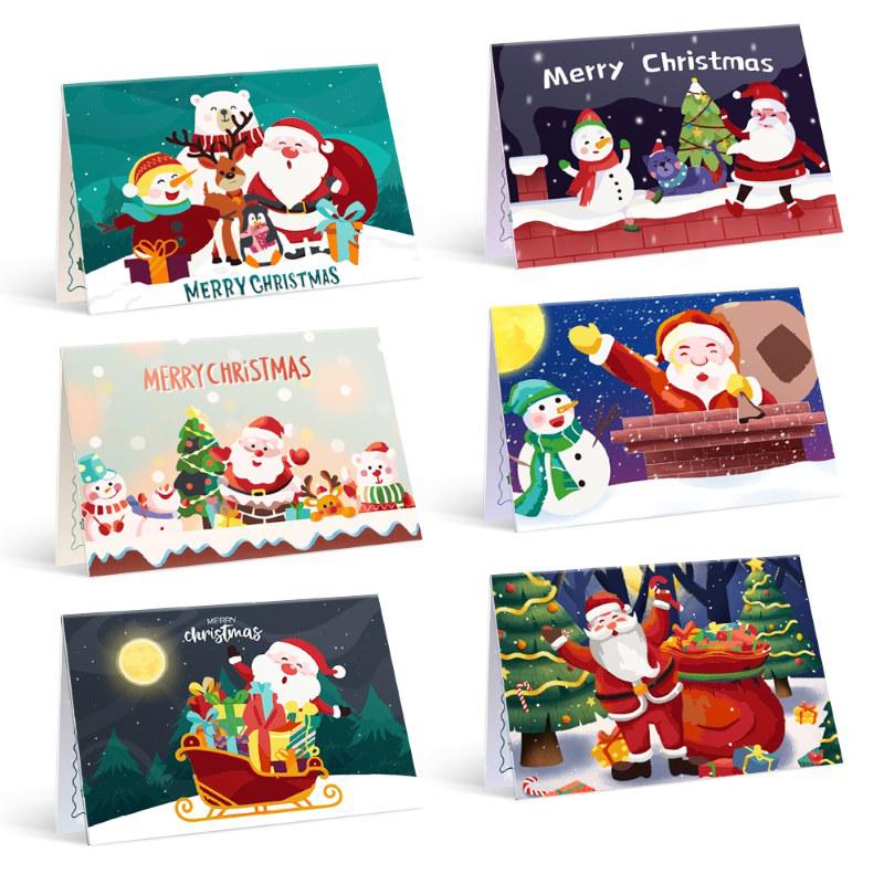 Season’s Greetings Cards - Set A - Paint by Numbers Kit