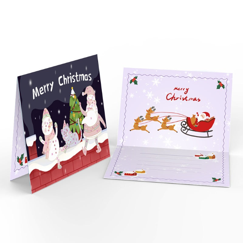 Season’s Greetings Cards - Set A - Detail 8