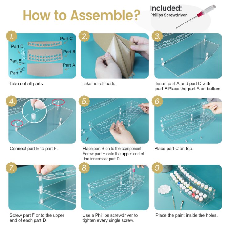 Paint & Brush Organizer | Accessories - Detail 5