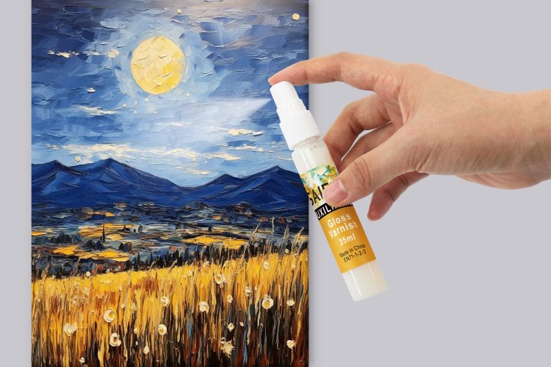 Gloss Finish Varnish – 35ml - Detail 2