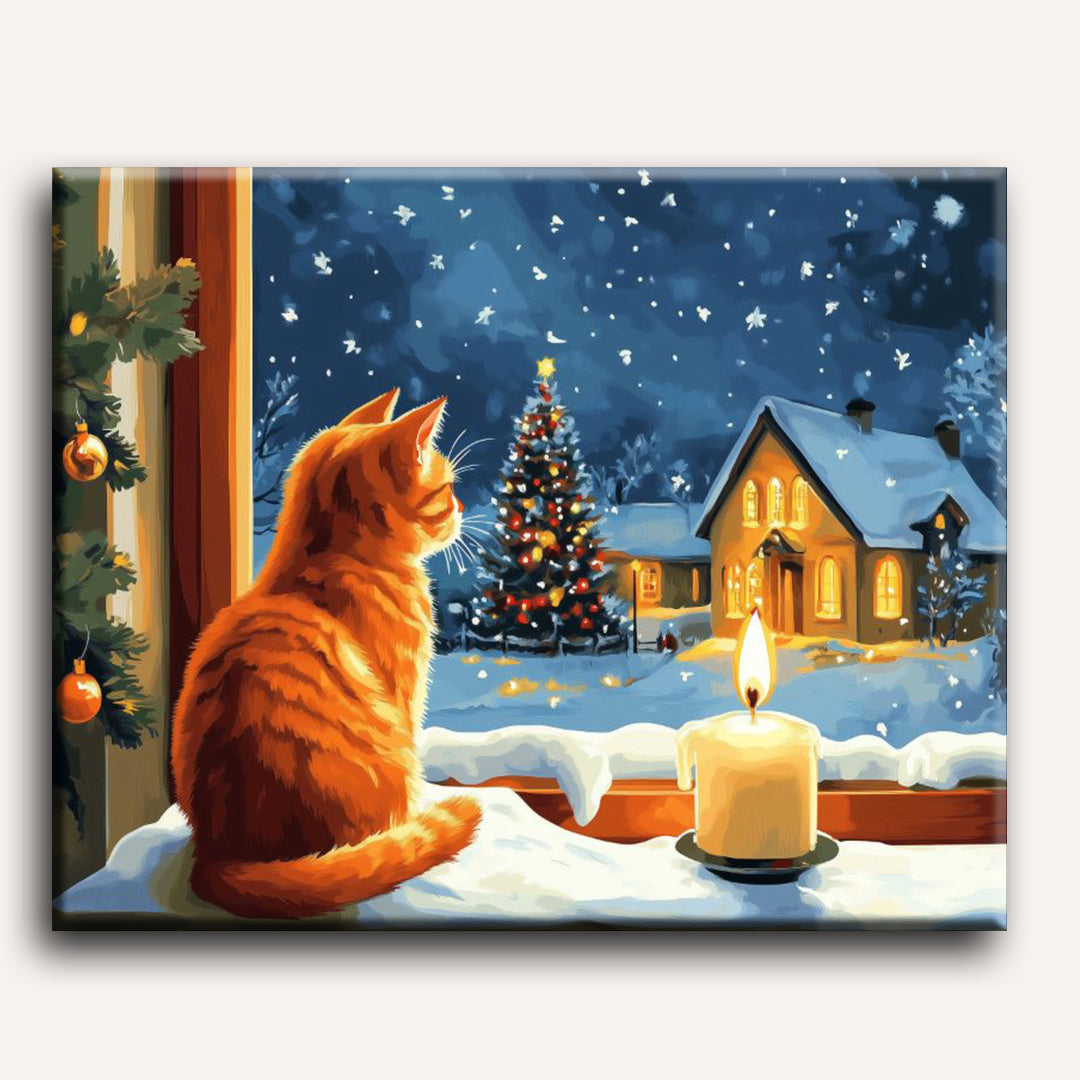 Candlelit Cat’s Cozy Holiday - Detail 2