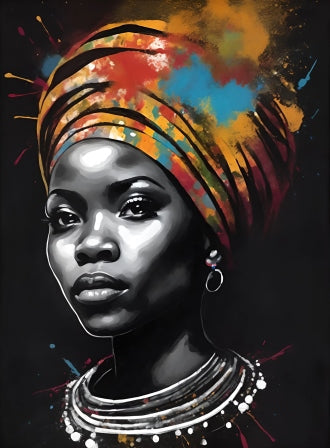 African Queen - Paint by Numbers Kit