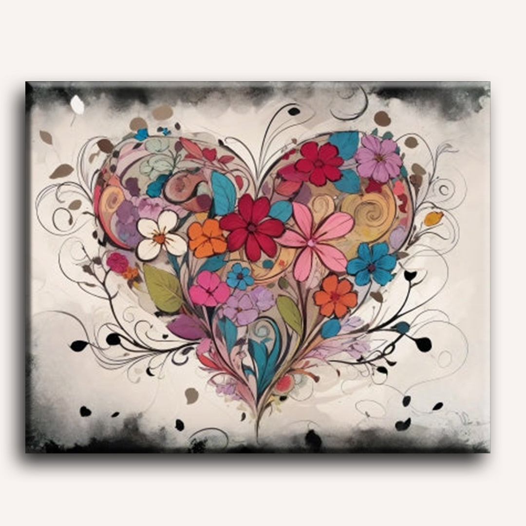 Heart of Creativity | Paint by Numbers - Detail 2