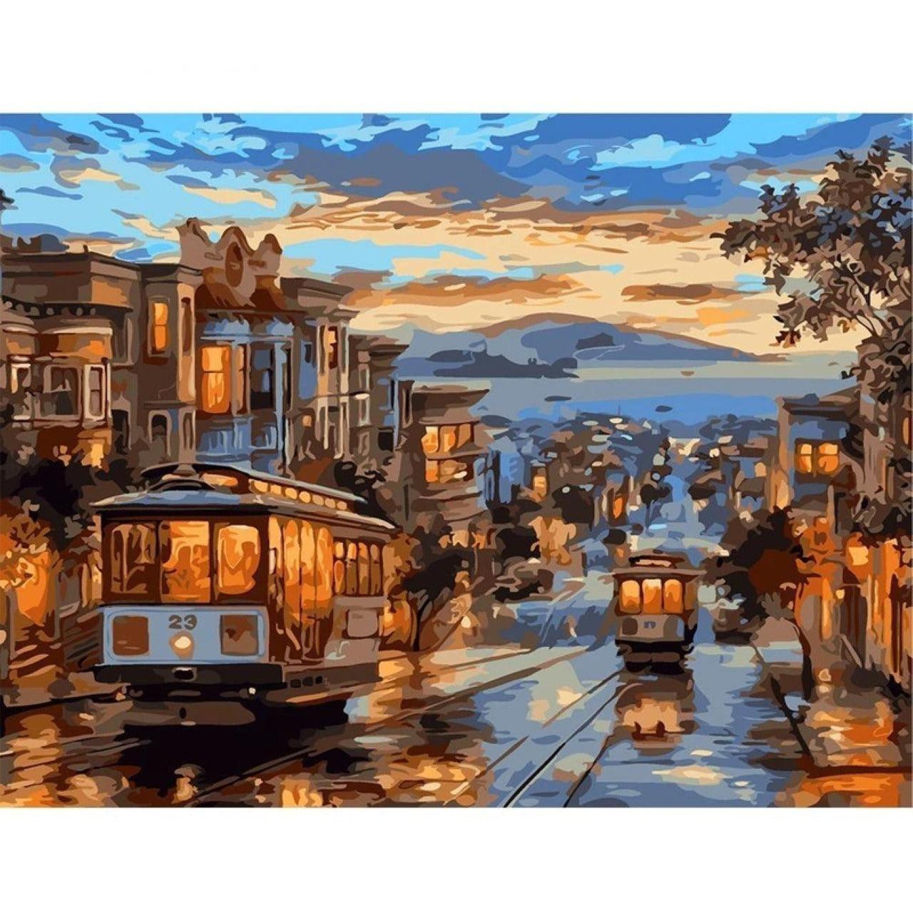 Vivid Lisbon | Paint by Numbers - Paint by Numbers Kit