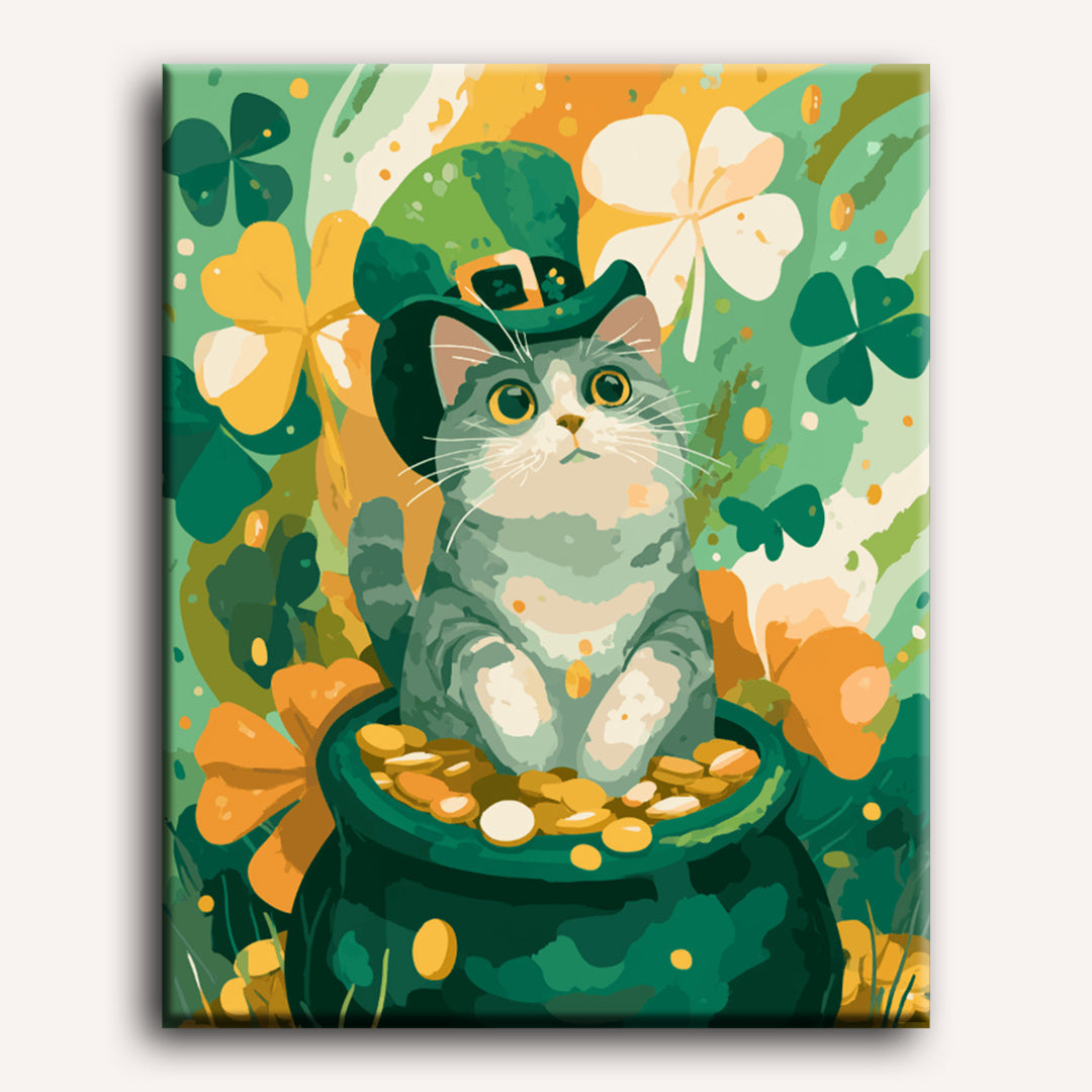 Fortune Feline | Paint by Number - Detail 2