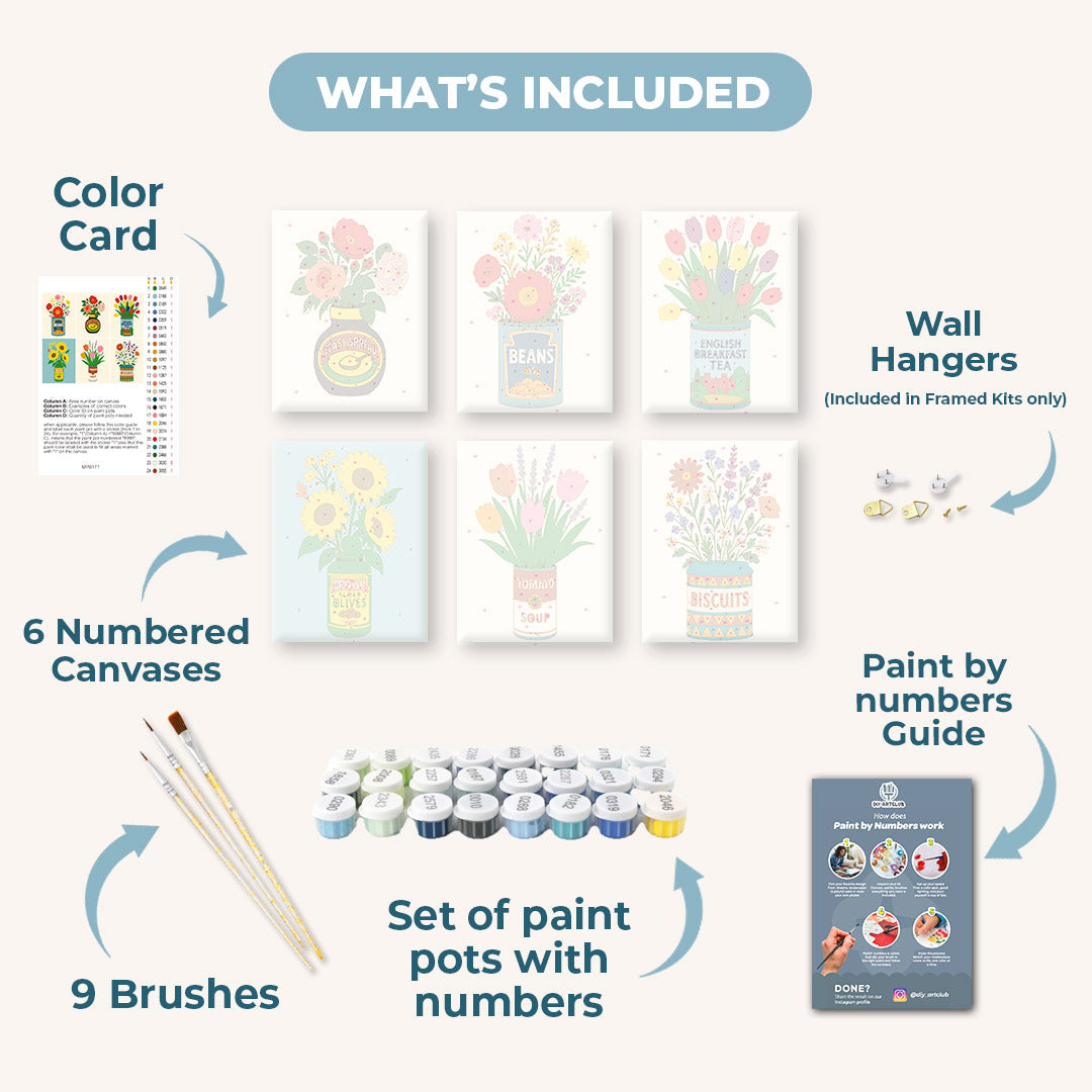 Spring Blooms in Cans - Detail 3
